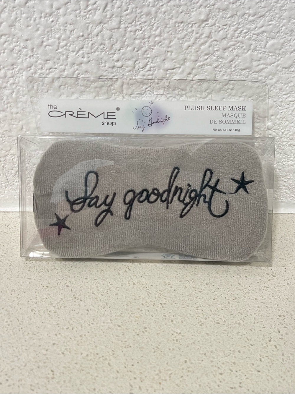 The Crème Shop "Say Goodnight" Plush Sleep Mask